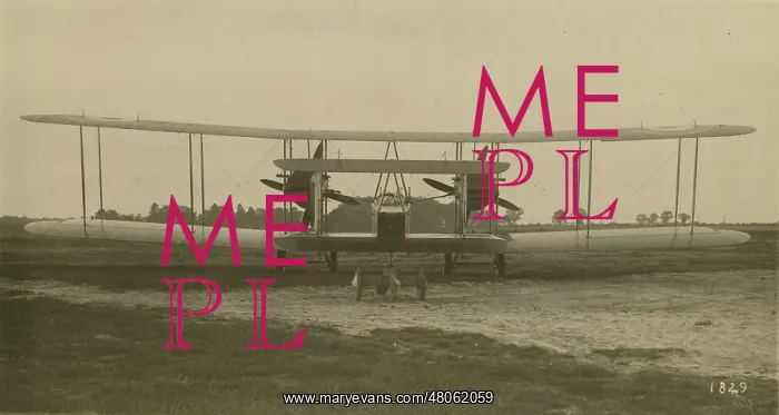 : The prototype Vickers FB27 Vimy MkII F9569 Rear view : The prototype Vickers FB27 Vimy MkII F9569 Rear view