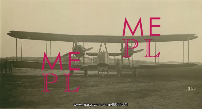 : The prototype Vickers FB27 Vimy MkII F9569 Front view : The prototype Vickers FB27 Vimy MkII F9569 Front view