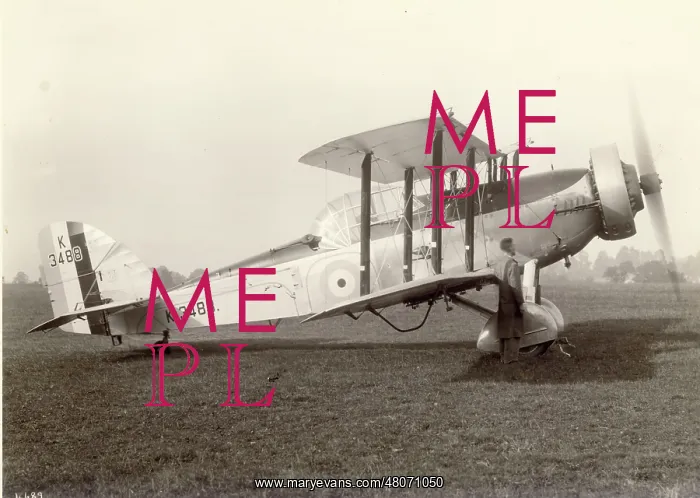 : The prototype Westland Wallace, K3488, modified to MkII : The prototype Westland Wallace, K3488, modified to MkII