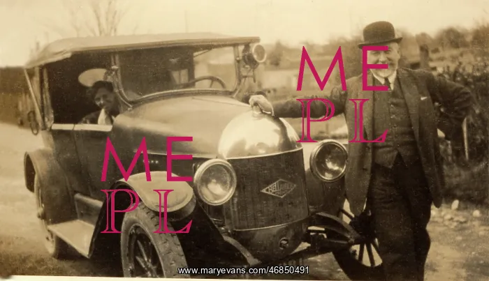 : Proud of his new motor : Proud of his new motor