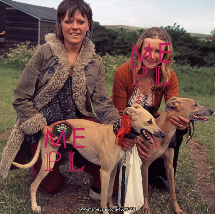  : Proud Winners. Whippet racing Carlin Howe, N Yorks 1970s