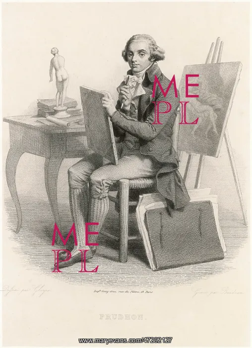 : PRUDHON. PIERRE PAUL PRUD'HON, known as PRUDHON (1758 - 1823), French artist