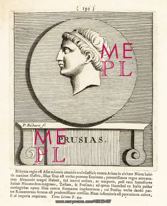 : Prusias I Cholus, king of Bithynia : Prusias I Cholus, king of Bithynia