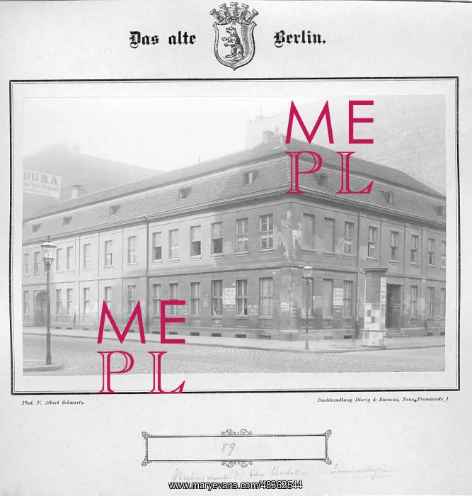 : Prussian Chief Mining Office in Berlin, around 1880 : Prussian Chief Mining Office in Berlin, around 1880