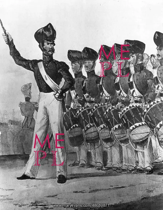 : Prussian Military music corps, 1850 : Prussian Military music corps, 1850