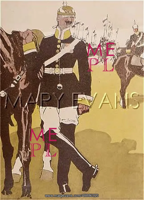 : PRUSSIAN OFFICER / CA 1900 : PRUSSIAN OFFICER / CA 1900