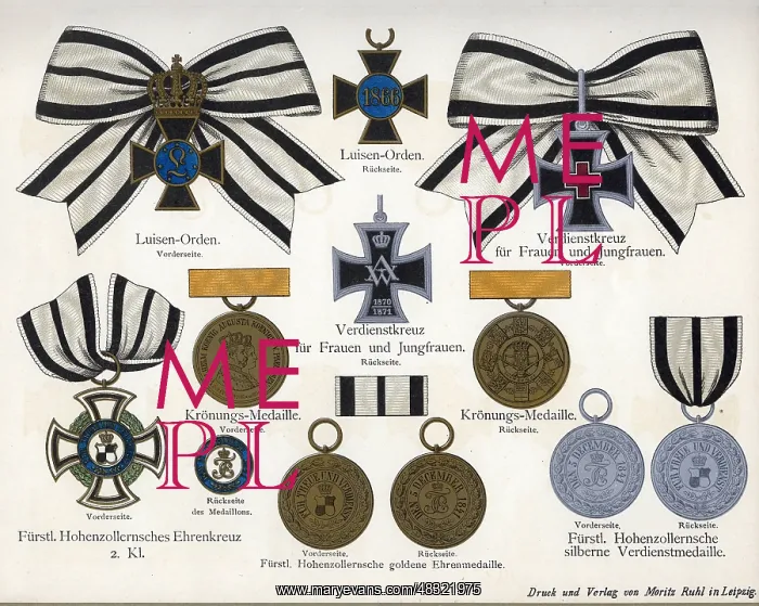 : Prussian orders, 1900 : Prussian orders, 1900