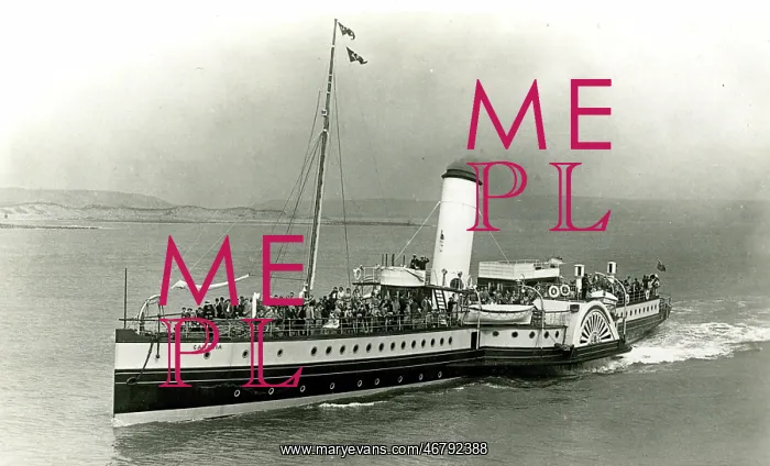  : PS Cambria, paddle steamboat