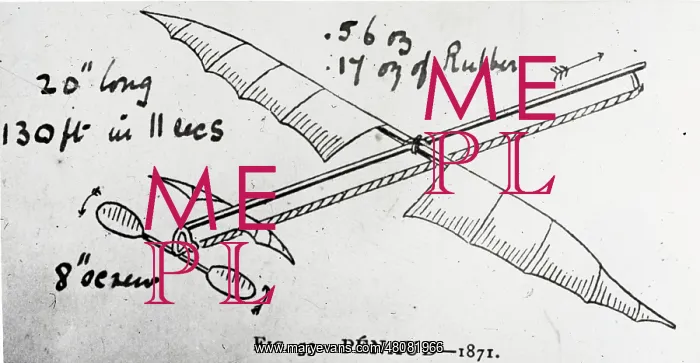 : Psnaud model aircraft of 1871 : Psnaud model aircraft of 1871
