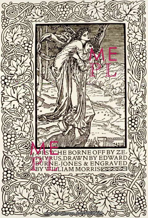 : Psyche borne off by Zephyrus, by Edward Burne-Jones : Psyche borne off by Zephyrus, by Edward Burne-Jones