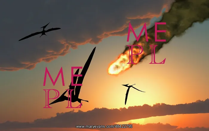 : Pteranodons in flight, unaware of the danger that a ? : Pteranodons in flight, unaware of the danger that a ?
