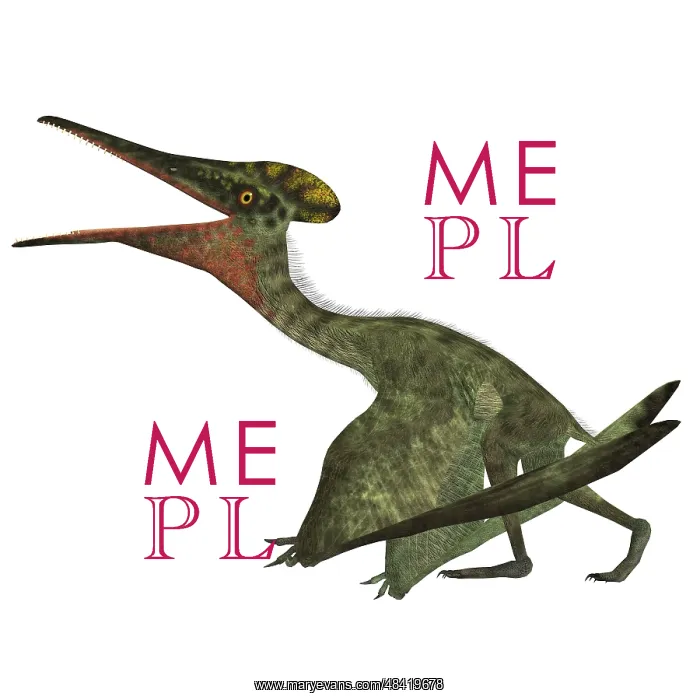 : Pterodactylus flying reptile : Pterodactylus flying reptile