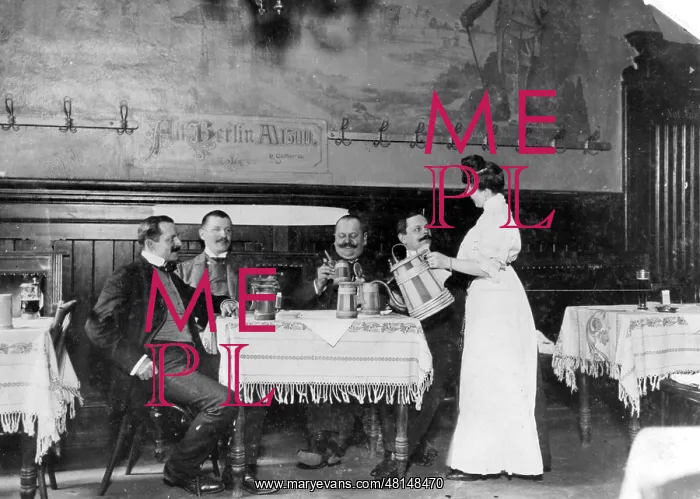 : Pub in Berlin, 1907 : Pub in Berlin, 1907