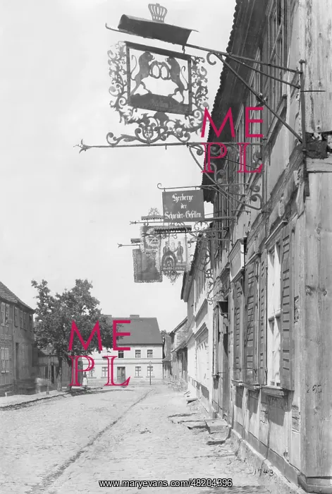 : Pub signs of Angermuende, 1931 : Pub signs of Angermuende, 1931