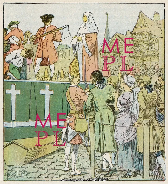 : PUBLIC BEHEADING / C18TH : PUBLIC BEHEADING / C18TH