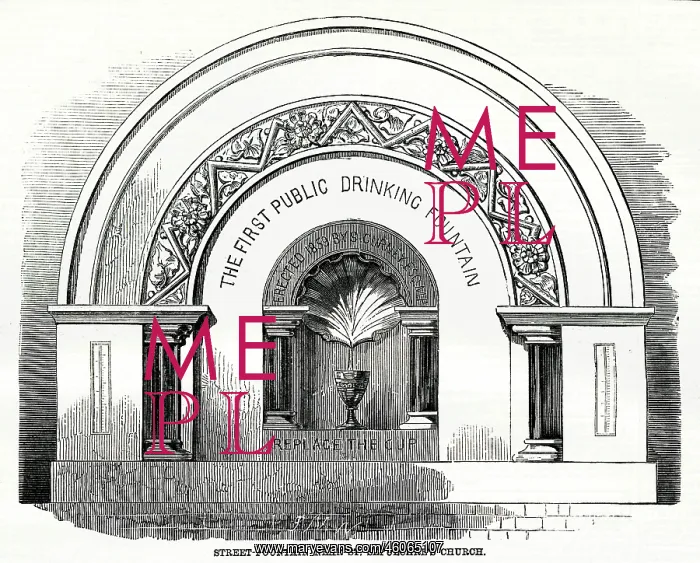 : Public Drinking Fountain 1859 : Public Drinking Fountain 1859
