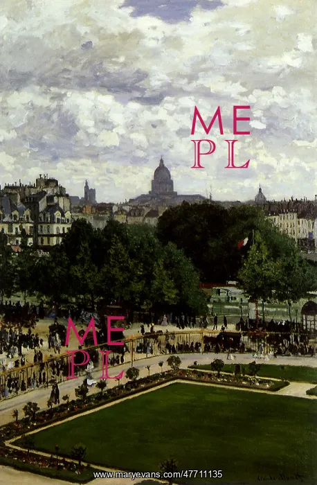 : Public Gardens, by Monet : Public Gardens, by Monet