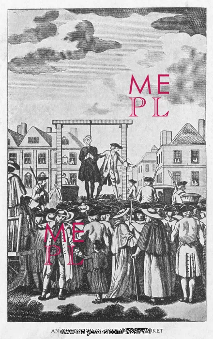 : Public Hanging - 18th century : Public Hanging - 18th century
