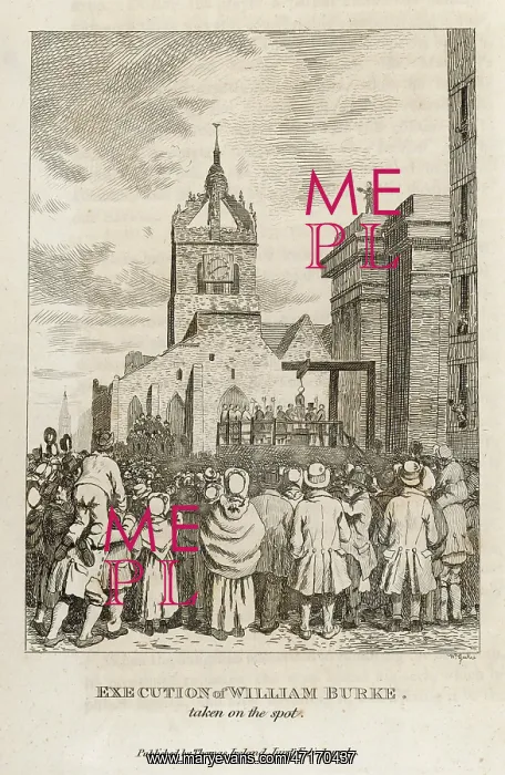 : Public hanging of William Burke : Public hanging of William Burke