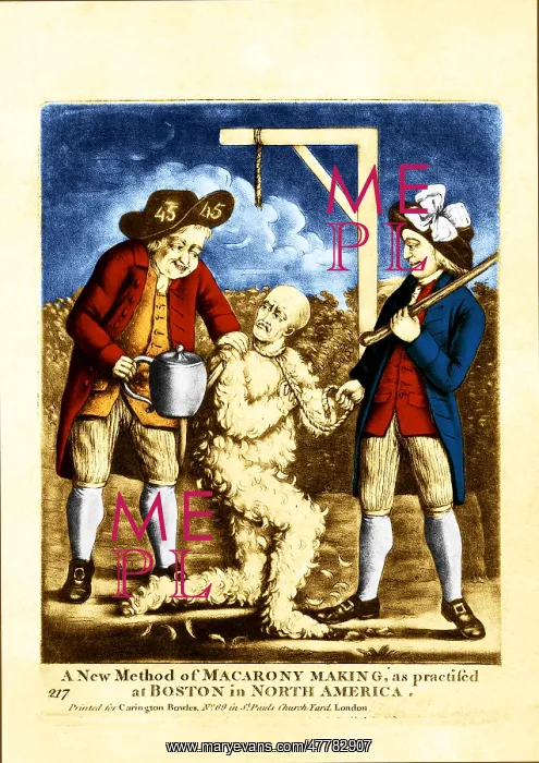 : Public Humiliation, Tarring and Feathering, 1774 : Public Humiliation, Tarring and Feathering, 1774