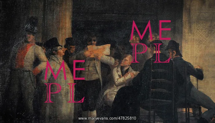 : Public Reading at the Cafe de Levante in Madrid : Public Reading at the Cafe de Levante in Madrid