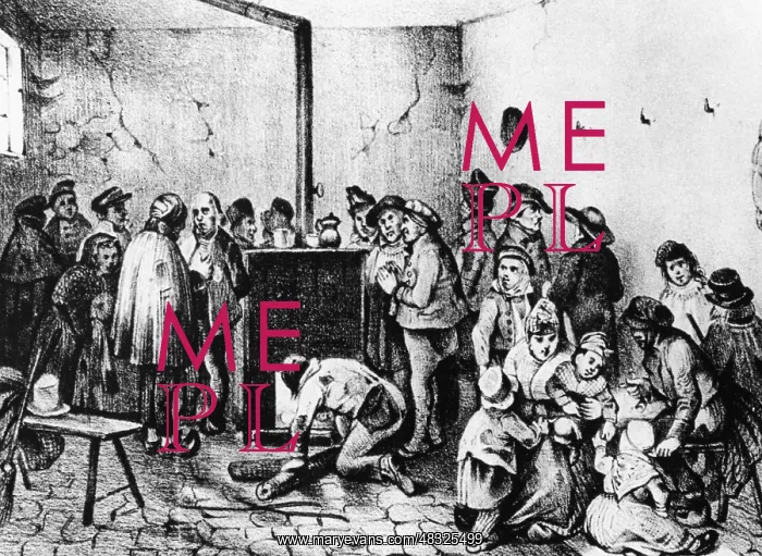 : Public warm room, 1837 : Public warm room, 1837