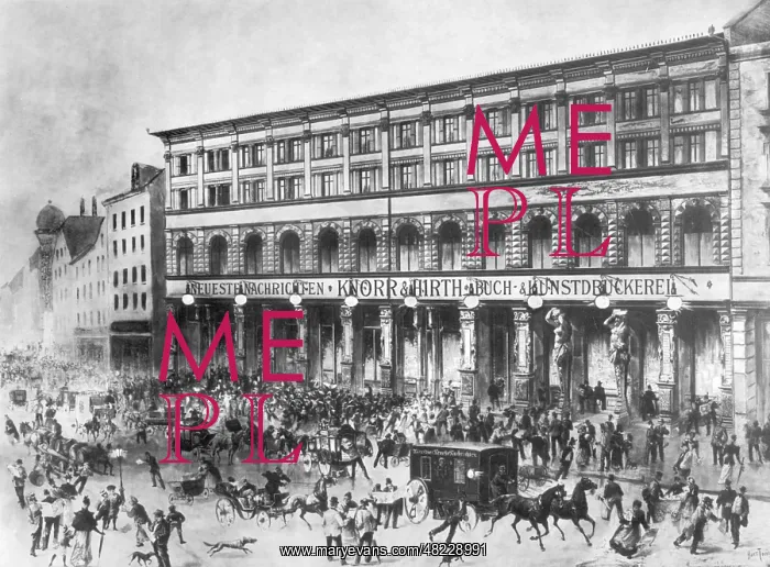 : Publishing house of Knorr & Hirth in Munich : Publishing house of Knorr & Hirth in Munich