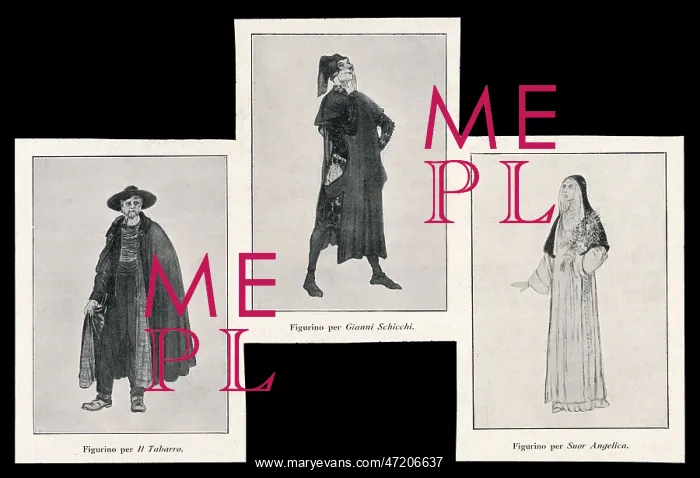 : Puccini Trittico Costume : Puccini Trittico Costume