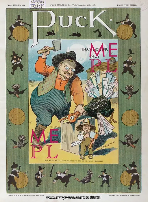 : Puck Thanksgiving 1907 : Puck Thanksgiving 1907
