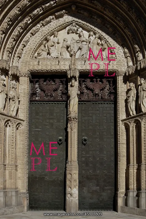 : Puerta del Perdon of the Cathedral, Toledo, Spain : Puerta del Perdon of the Cathedral, Toledo, Spain