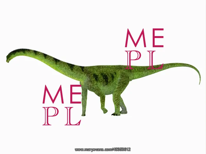 : Puertasaurus dinosaur side view : Puertasaurus dinosaur side view