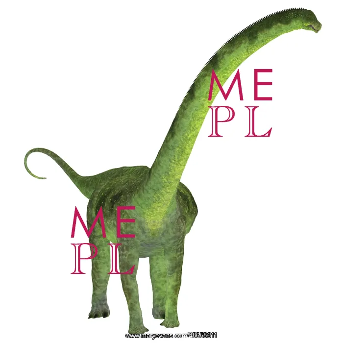 : Puertasaurus dinosaur on white background : Puertasaurus dinosaur on white background