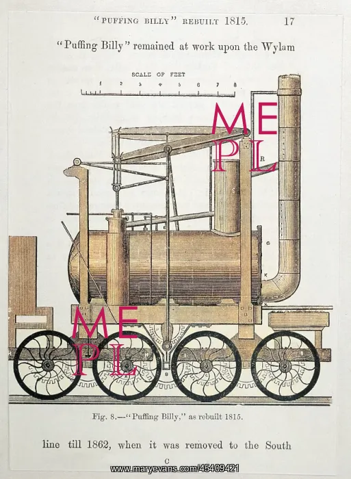 : Puffing Billy, Hedley's improved Wylam engine : Puffing Billy, Hedley's improved Wylam engine