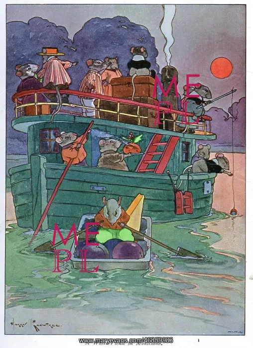 : Pug Peter -- mice on a boat : Pug Peter -- mice on a boat