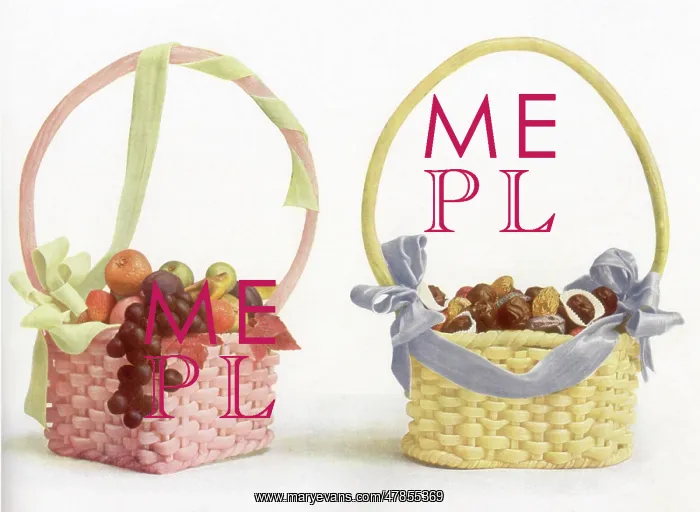: Pulled-Sugar Baskets : Pulled-Sugar Baskets