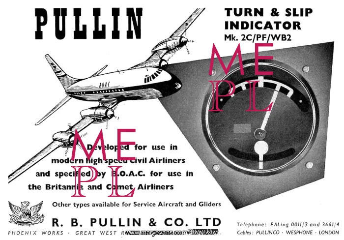 : Pullin Turn & Slip Indicators : Pullin Turn & Slip Indicators