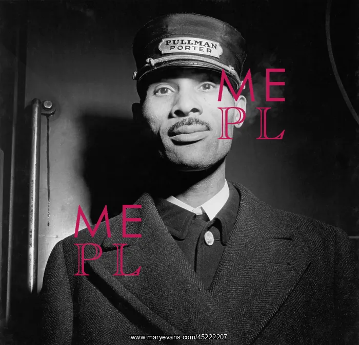 : Pullman porter at the Union Station, Chicago, ? : Pullman porter at the Union Station, Chicago, ?