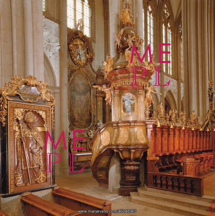 : Pulpit. Zwettl, Lower Austria: Cistercian monastery : Pulpit. Zwettl, Lower Austria: Cistercian monastery