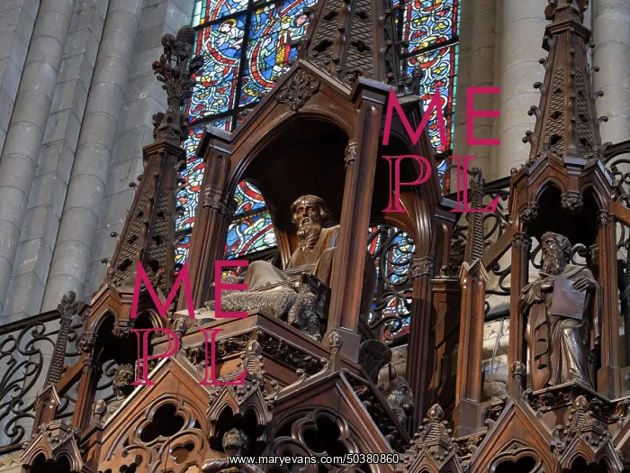 : Pulpit, Cathedrale Saint-Maurice, Angers, Maine-et-Loire, France : Pulpit, Cathedrale Saint-Maurice, Angers, Maine-et-Loire, France