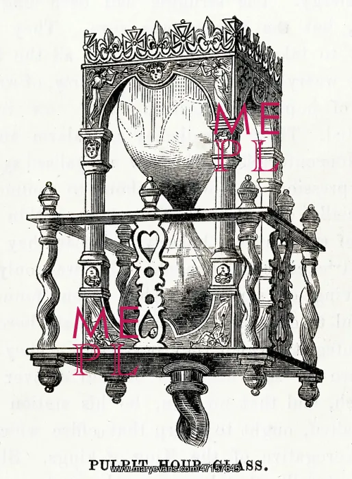  : Pulpit hour glass