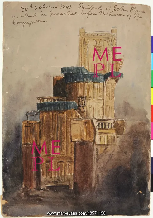 : Pulpit of John Knox in which he Preached : Pulpit of John Knox in which he Preached