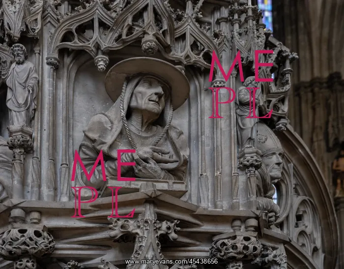 : Pulpit, Stephansdom, Vienna, Austria : Pulpit, Stephansdom, Vienna, Austria