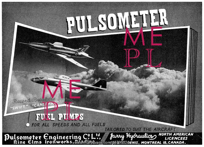 : Pulsometer Aero Engine Fuel Pumps : Pulsometer Aero Engine Fuel Pumps