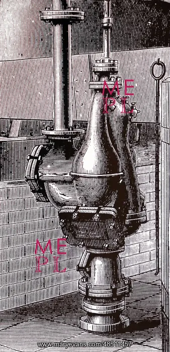  : Pulsometer steam pump; a pistonless pump which
