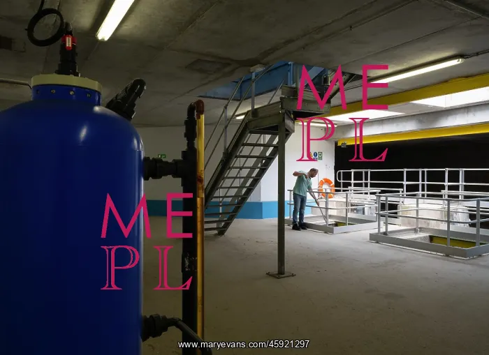 : Pumping station, Tordera Desalination Plant, Blanes, Spain : Pumping station, Tordera Desalination Plant, Blanes, Spain