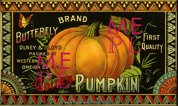  : Pumpkin Label
