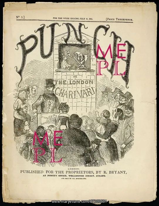 : Punch Magazine Cover - First Issue : Punch Magazine Cover - First Issue