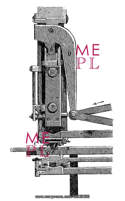 : Punch and penstock of a knuckle joint press : Punch and penstock of a knuckle joint press