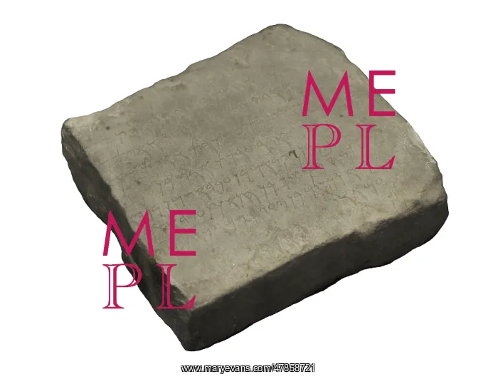 : Punic commemorative inscription : Punic commemorative inscription