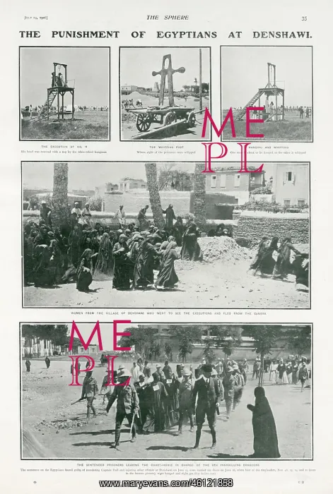 : The Punishment of Egyptians at Denshawi : The Punishment of Egyptians at Denshawi